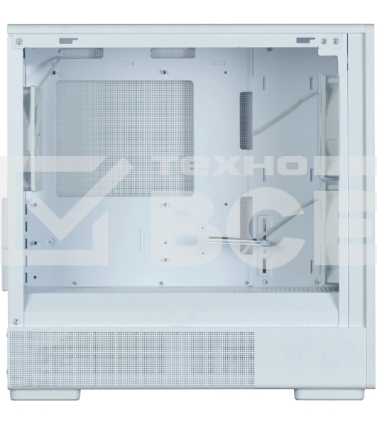 Компьютерный корпус Zalman P10 NAMU, MATX, белый, WINDOW, FRONT COVER WALNUT, 2x3.5