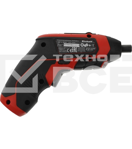 Отвертка акк. Einhell TE-SD 3,6/1 Li (4513501) 3.6В/1.5Ач, 4.5 Нм, хвостовик 6.35, 1/4