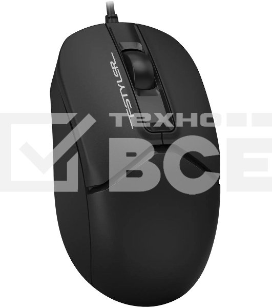 Мышь проводная A4Tech Fstyler FM12S черный, 1200 dpi, USB, кнопки - 3