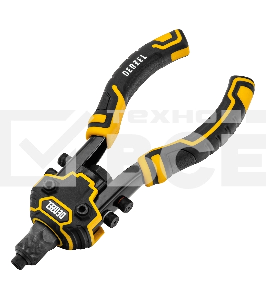 Заклепочник двуручный Denzel заклепки 2,4-3,2-4,0-4,8-6,4 мм