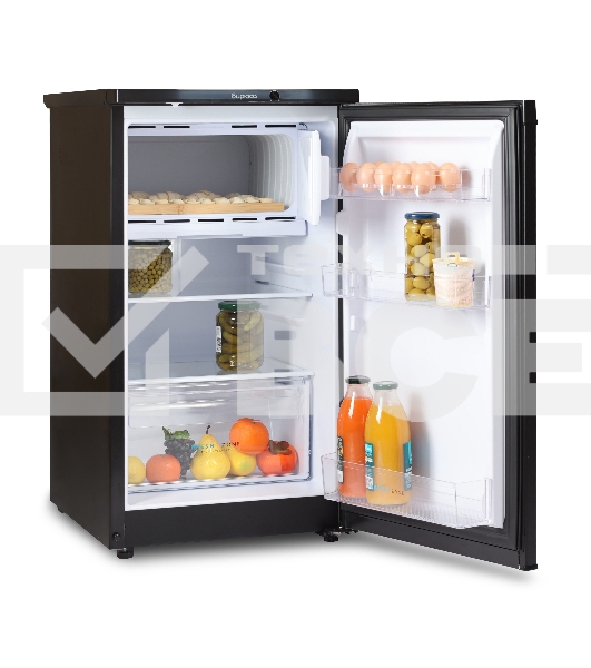 Холодильник Бирюса B408 черный однокамерный 88/27л морозилка сверху