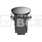 Лючок врезной в стол Wize Pro WRTS-RRSX-B моторизованная крышка с беспроводной QI зарядкой, розетка 220В -1 шт, 4 отверстия keystone для модулей WRTS-RR, черный, фото4