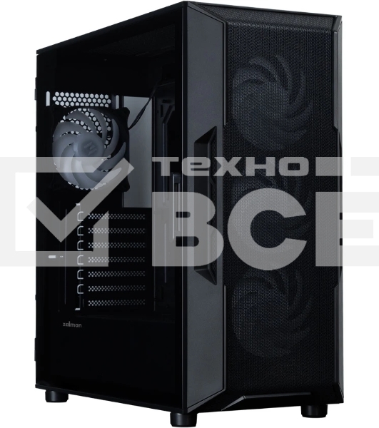 Корпус ZALMAN MidiTower I3 NEO ARGb V2 black (ATX, без БП, 2xUSB3.0, 4x120мм ARGb) (Zalman i3 NEO ARGb V2 Black)