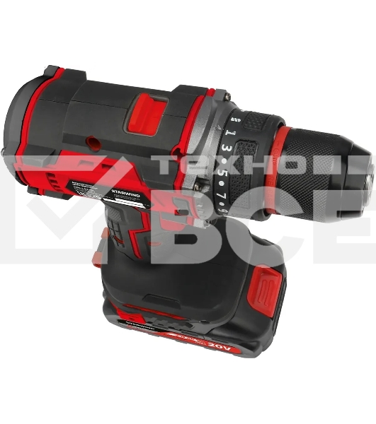 Дрель-шуруповерт Starwind CD20-2.0/2.0S1 40Вт аккум. патрон:быстрозажимной