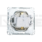 Механизм розетки 1-м СП AtlasDesign 16А IP20 с заземл. защ. шторки с крышкой алюм., фото2