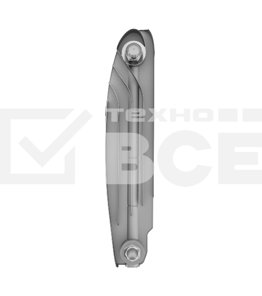 Радиатор Royal Thermo BiLiner 350 Silver Satin VR80 - 10 секц.