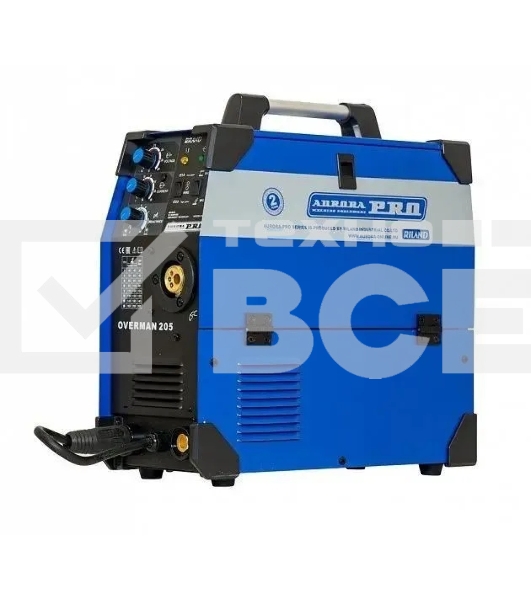 Сварочный полуавтомат AURORA PRO OVERMAN 205 (MIG/MAG+MMA)