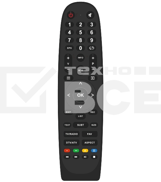 Телевизор TopDevice 24' TDWC24BH1000I черный DLED HD 60Hz