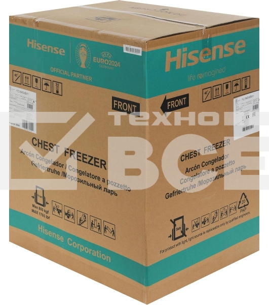 Морозильный ларь Hisense FC184D4BW1, белый, 142л