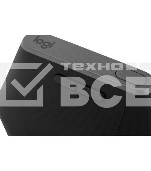 Мышь беспроводная/проводная Logitech MX Vertical графитовый, 4000 dpi, радиоканал, Bluetooth, USB, кнопки - 6