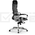 Кресло Метта Comfort S Infinity Easy Clean сет./экокожа с подголов. крестов. металл хром (комплект 1 шт), фото8