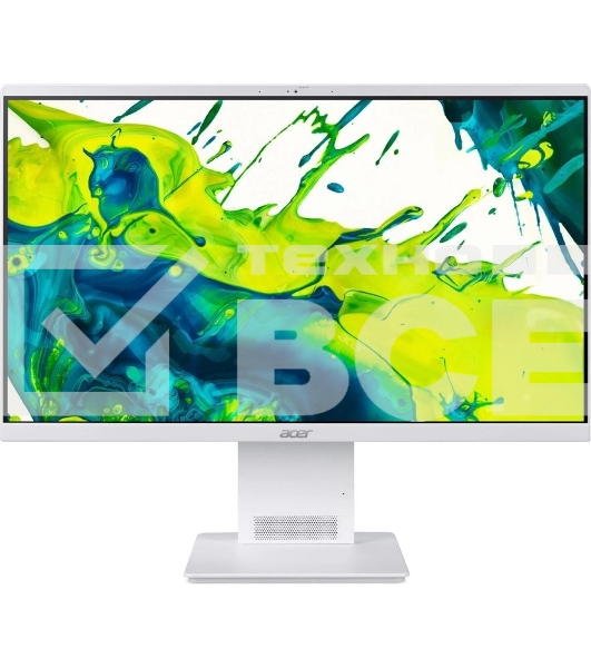 Моноблок Acer Aspire S24B-GMTL-H 23.8' Full HD Core Ultra 5 125H (1.2) 16Gb SSD512Gb Arc graphics Eshell GbitEth WiFi BT 90W клавиатура мышь Cam белый 1920x1080