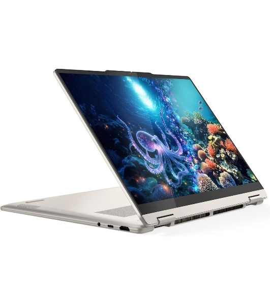 Ноутбук Lenovo Yoga 7 14AKP10/14'/OLED/AMD Ryzen AI 5 340/24Gb/1Tb SSD/AMD Radeon 840M/Windows 11 Pro/бежевый/1.38kg