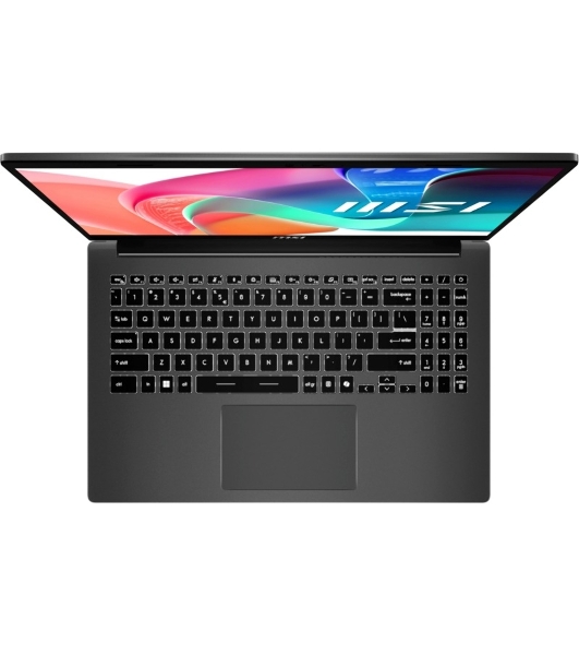 Ноутбук MSI Modern 15 F1MG-1200RU/15.6'/IPS/Intel Core 5 120U/16Gb/512Gb SSD/Intel Graphics/Windows 11 Pro/серый/1.7kg