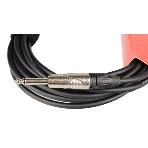 Кабель гитарный FORCE FGC-09/6L1/4' TS Jack - 1/4' TS Jack угловой, высококачественный, малошумящий с проводниками из безкислородной меди OFC, диаметр 6 мм, профессиональные металлические разъемы, длина 6 м, фото4