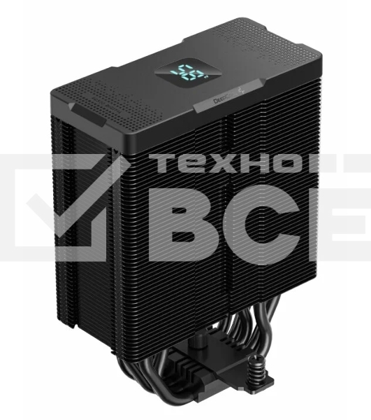 Кулер DEEPCOOL AG500 DIGITAL черный 120мм алюминий+медь 1950rpm 29.4db 4-pin 240W 158мм
