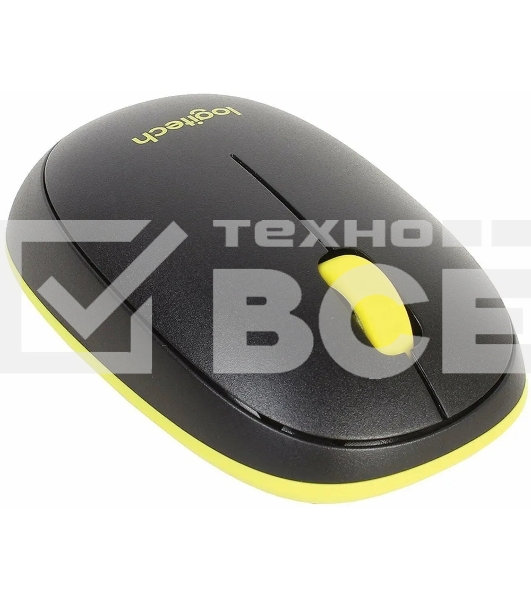 Комплект беспроводной клавиатура+мышь Logitech MK240 Black/Yellow (920-008198)