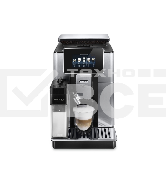 Кофемашина автоматическая DeLonghi ECAM610.74.MB черный/серебристый, исп. кофе - зерновой/молотый, 2.2 л, 1450 Вт, 19 Бар.