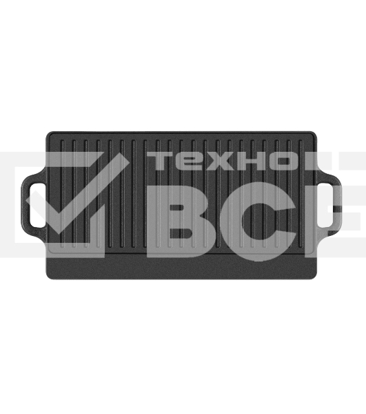 Противень-гриль двухсторонний из черного чугуна Maunfeld MGT5023CD, 50,2х23,5 см