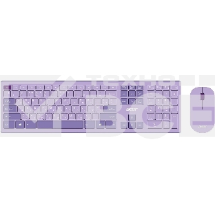 Клавиатура + мышь Acer OCC205 беспроводной USB, 1200 dpi, фиолетовый