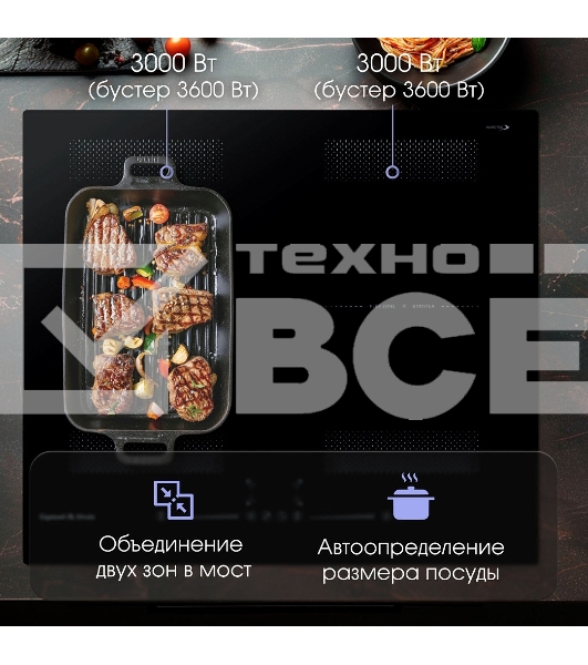 Варочная панель Zigmund & Shtain CI 62.6 B черный