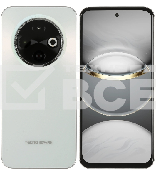 Смартфон Tecno SPARK 30c, 6/128Gb, белый