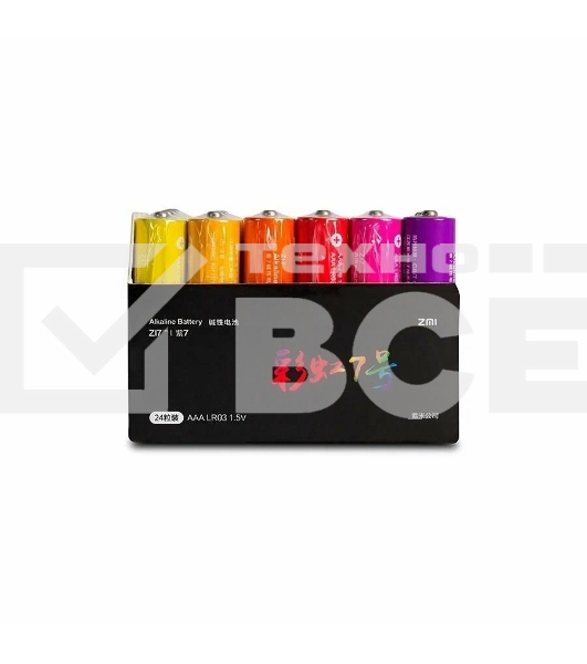 Батарея CUKTECH AAA rainbow alkaline 24 pellet