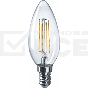 Лампа светодиодная ОНЛАЙТ 80895 OLL-F-C35-10-230-4K-E14