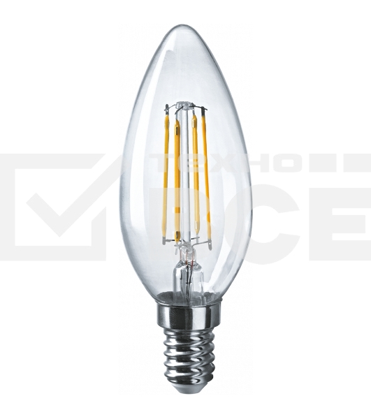 Лампа светодиодная ОНЛАЙТ 80895 OLL-F-C35-10-230-4K-E14