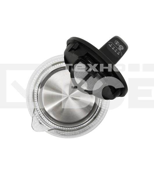 Чайник электрический Atlanta, ATH-2532 черн, стекло Стекло, 1,7л, 2200Вт, ЦИФРОВОЙ КОНТРОЛЛЕР ТЕМПЕРАТУРЫ НА РУЧКЕ, черный, температурная иллюминация, защита от перегрева без воды.