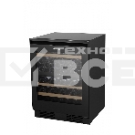 Встраиваемы е винный шкаф Gorenje WCU68F6BG4WF, объем 138 л, вместительность 46 бутылок, 4 полки, цифровой дисплей, Wi-Fi, LED освещение, защита от УФ-излучения, энергоэффективность А+, черный, фото2