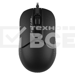 Мышь проводная A4Tech Fstyler FM12 черный, 1200 dpi, USB, кнопки - 3