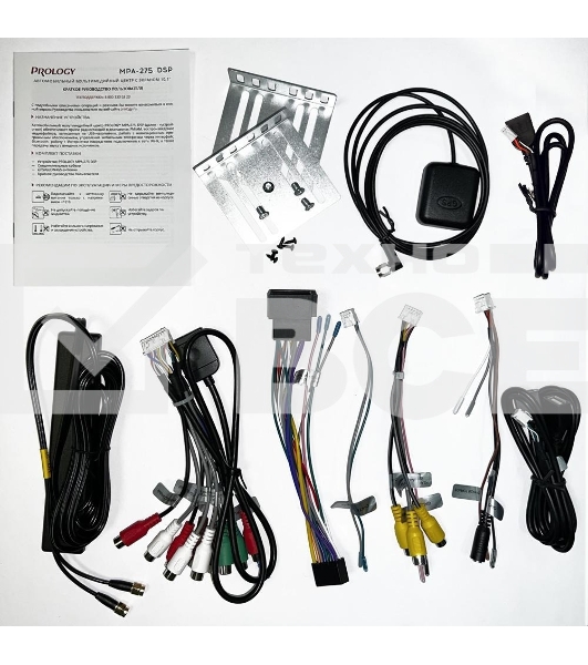 Автомагнитола Prology MPA-275 DSP, 2 DIN, 10.1', Android 10, Bluetooth, USB Type-A, AUX, GPS, 4G