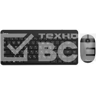 Комплект клавиатура+мышь Smartbuy 220349AG беспроводной, USB, 1600 DPI, чёрный