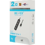USB-концентратор Behpex BPH-1729, USB 2.0, USB 4 порта, USB, фото3