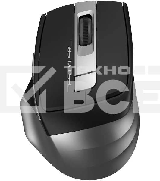 Мышь беспроводная A4Tech Fstyler FG35S серый/черный, 2000 dpi, радиоканал, USB, кнопки - 5