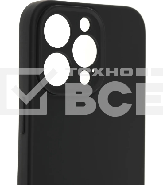 Чехол (клип-кейс) BoraSCO для Apple iPhone 15 Pro Max черный (72425)