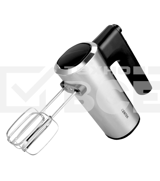 Миксер Centek CT-1101 черный/серебристый