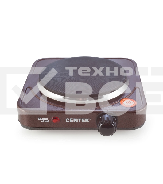 Электрическая плитка Centek CT-1506 (Siberia) 1конф ЧУГУН 155мм, 1000Вт, индикатор работы