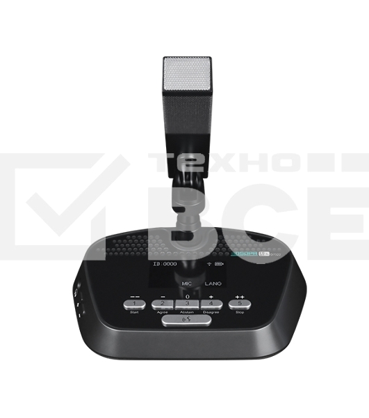 Микрофон DSPPA 5G WiFi Conference Delegate Microphone with Voting Function