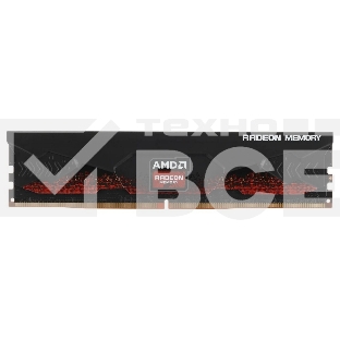 Оперативная память AMD Radeon R7, DDR5, 16GB (1x16GB), 7600MHz, CL46, DIMM, с радиатором, черный