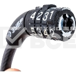 Замок тросовый Зубр Стандарт, кодовый, с неизменяемым кодом, длина троса - 1200мм, d 8мм. 37267-120, фото5