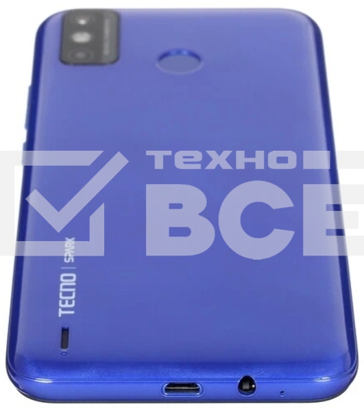 Смартфон Tecno KE5 SPARK 6 Go водяной синий