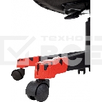 Кресло игровое A4Tech Bloody GC-190 черный/красный, текстиль/эко.кожа, крестов. пластик, фото3