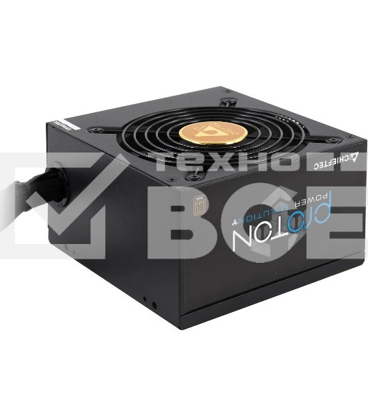 Блок питания Chieftec Proton BDF-600S-Bulk, 600Вт, 80 PLUS Bronze, Active PFC, 120мм, черный