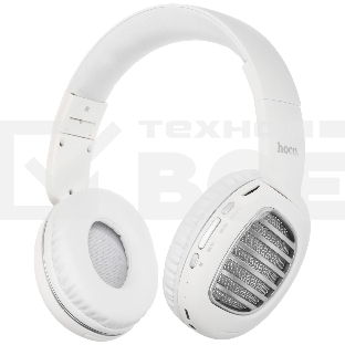 Беспроводные/проводные наушники Hoco W23 BRILLIANT белый, накладные, Bluetooth + проводной, до 8 ч