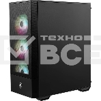 Компьютерный корпус MSI MAG FORGE 112R 2xUSB 3.0, 4x120мм ARGb Fan, ARGb Control Board, Tempered Glass Window, Brown Box (949679), фото5