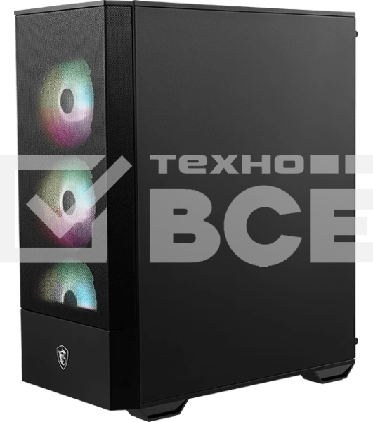 Компьютерный корпус MSI MAG FORGE 112R 2xUSB 3.0, 4x120мм ARGb Fan, ARGb Control Board, Tempered Glass Window, Brown Box (949679)