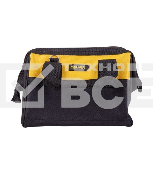 Сумка-саквояж для инструментов Deli DL-P1 300 x 230 x 250мм, 14 карманов, плечевой ремень, ткань Оксфорд 600D