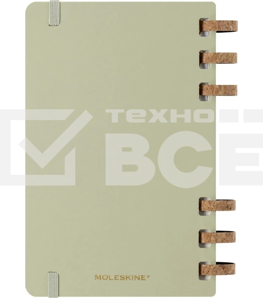 Еженедельник Moleskine ACADEMIC SPIRAL DHSPK5212AMWH3 Large 150х210мм 200 стр. кремовые страницы спираль киви